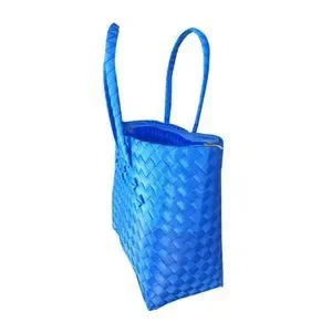 Misenka | Bags | Misenka Handicrafts Philippine Bayong Azure  Misenka Handicrafts Philippine Bayong Azure Blue Classic with Zipper Bag main image 1